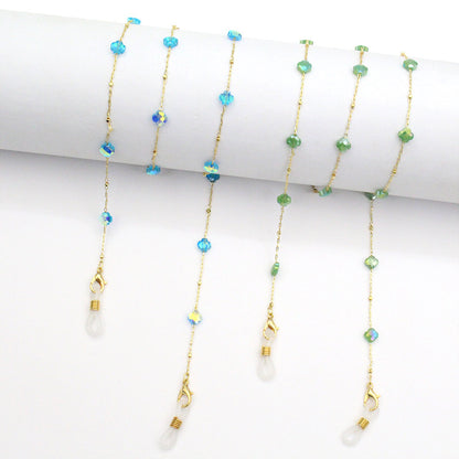 Elegante, kristallgestaltete Brillenband Brehn