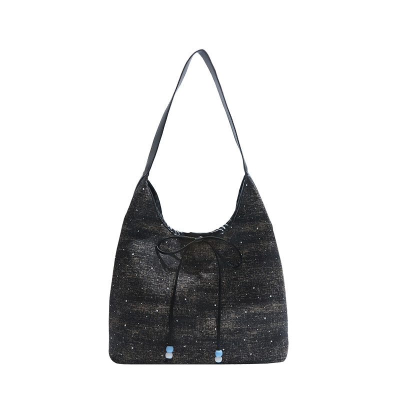 Bequeme Kordelzug-Eimer Tasche