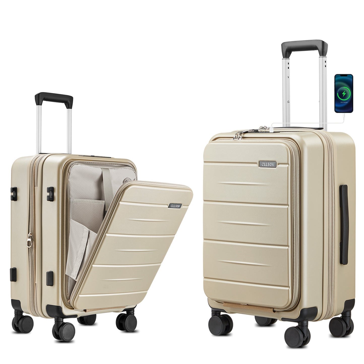 Unisex Smart Hard Shell Cab Handgepäck Brehn