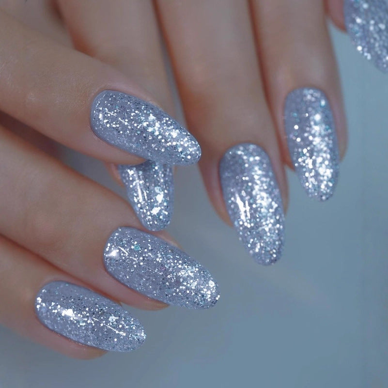 Glamouröse Glitzernde Stiletto Nagel Tipps Brehn