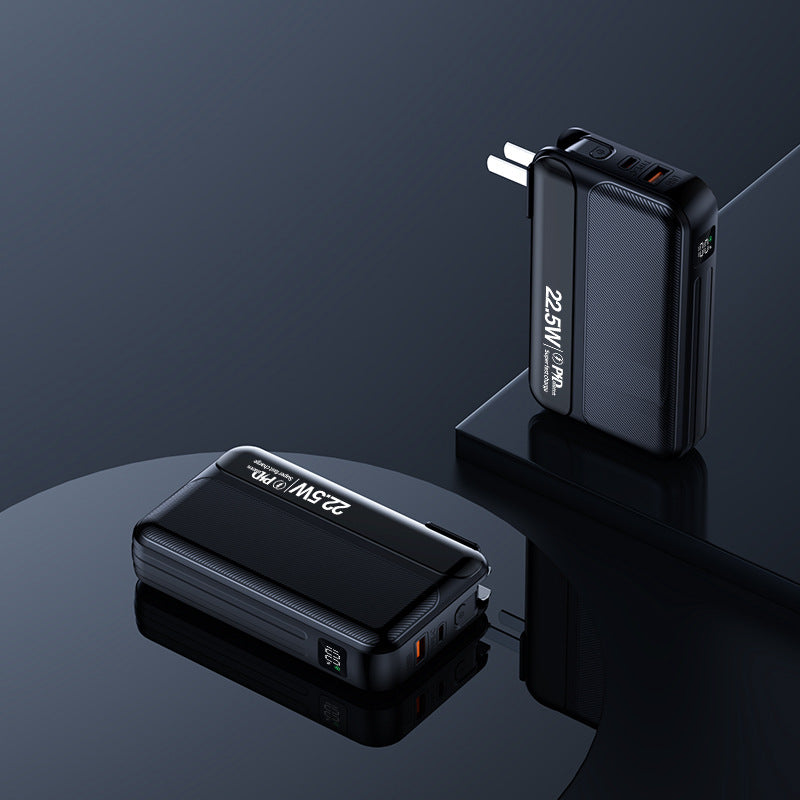 Hochleistungs Powerbank mit Integriertem Schnellladegerät Brehn