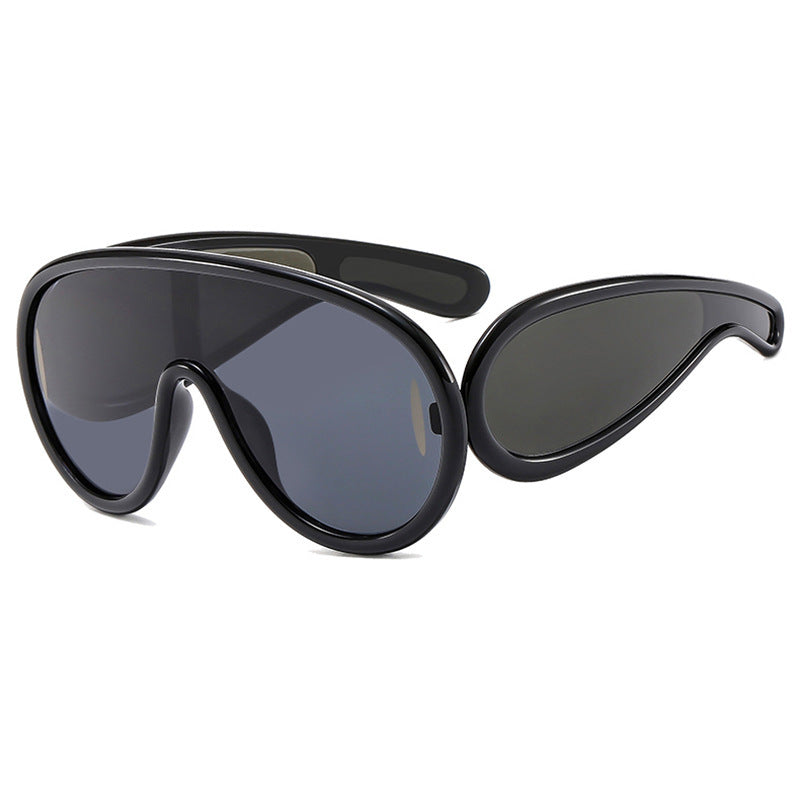 Damen modische Sonnenbrille mit abnehmbaren Gläsern Brehn