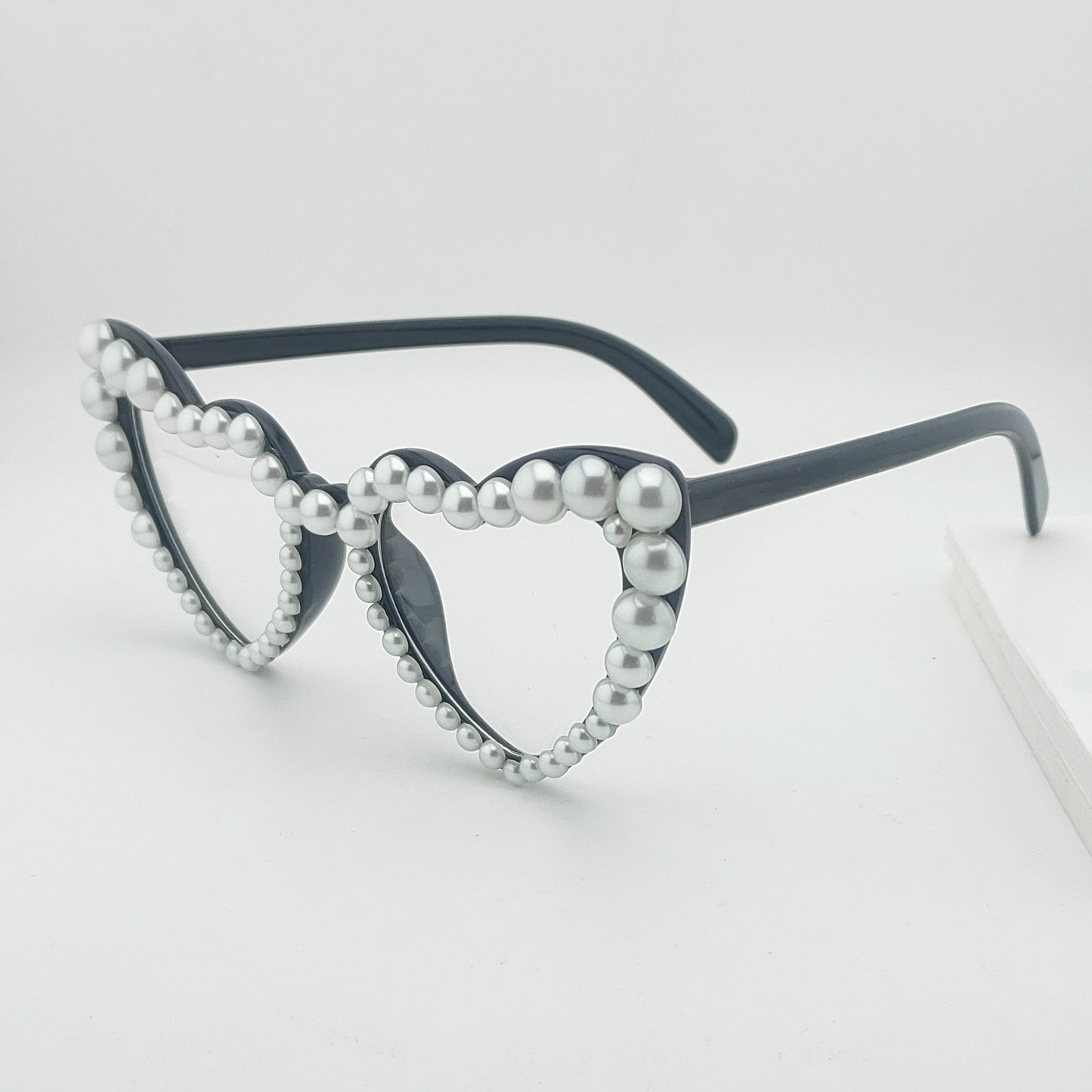 Herzförmige, perlenverzierte Sonnenbrille Brehn