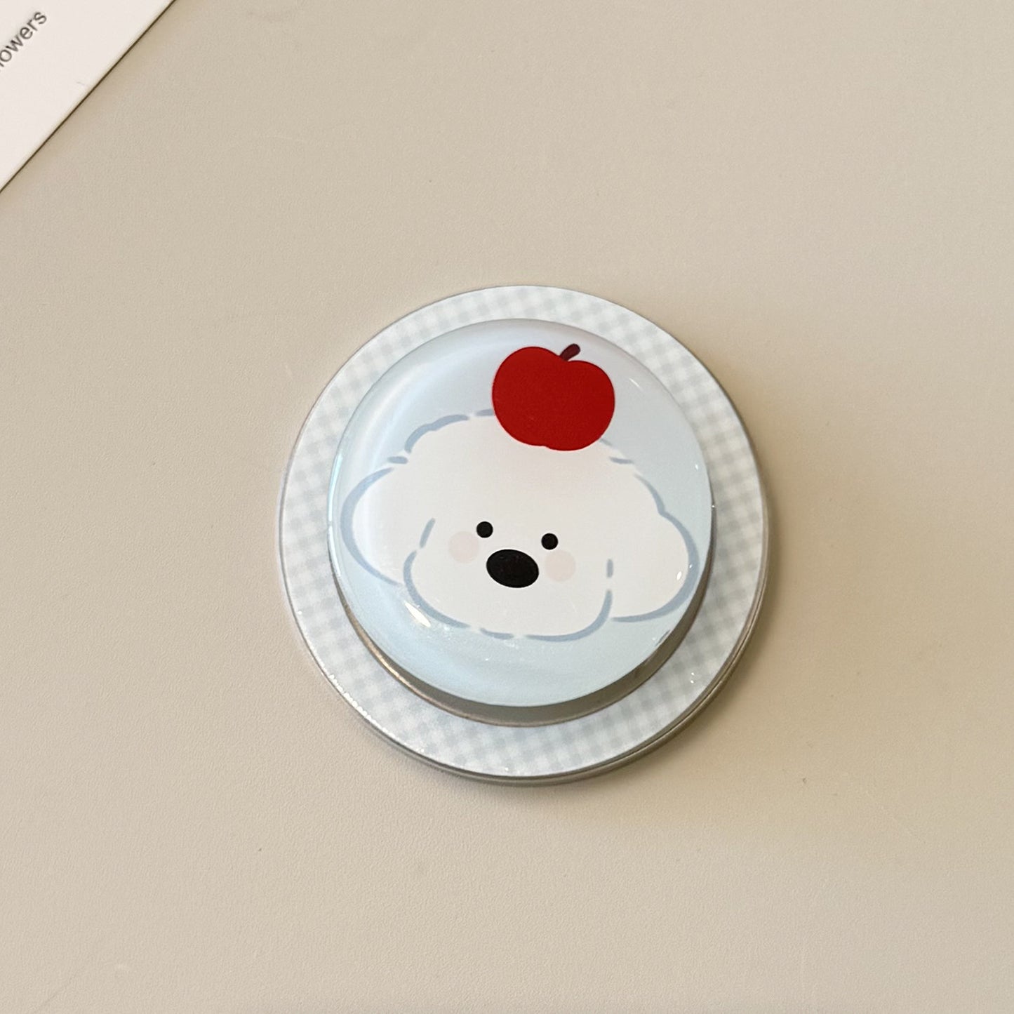 Verspielter Kühlschrankmagnet mit Hundedesign Brehn
