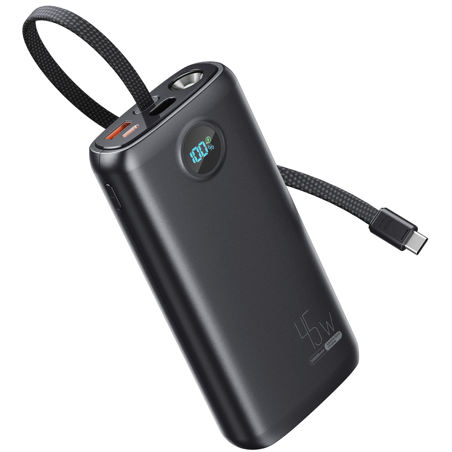 Hochleistungs Powerbank mit Digitaler Ladeanzeige und 45W Schnellladefunktion Brehn