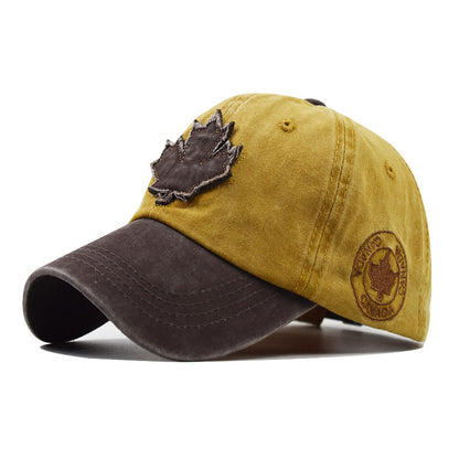 Damen Distressed Canvas Baseball Cap Brehn