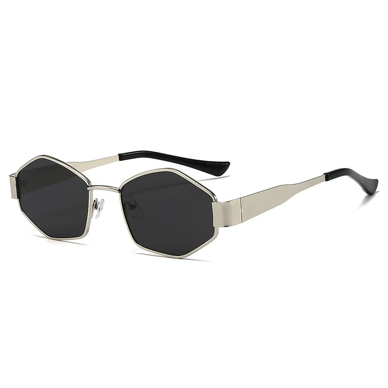 Damen modische Sonnenbrille im eleganten Sechseck-Design Brehn