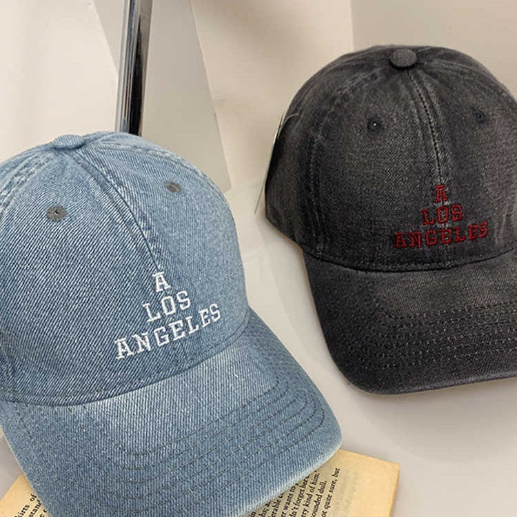 Damen Vintage Denim Baseball Cap Brehn