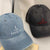 Damen Vintage Denim Baseball Cap Brehn