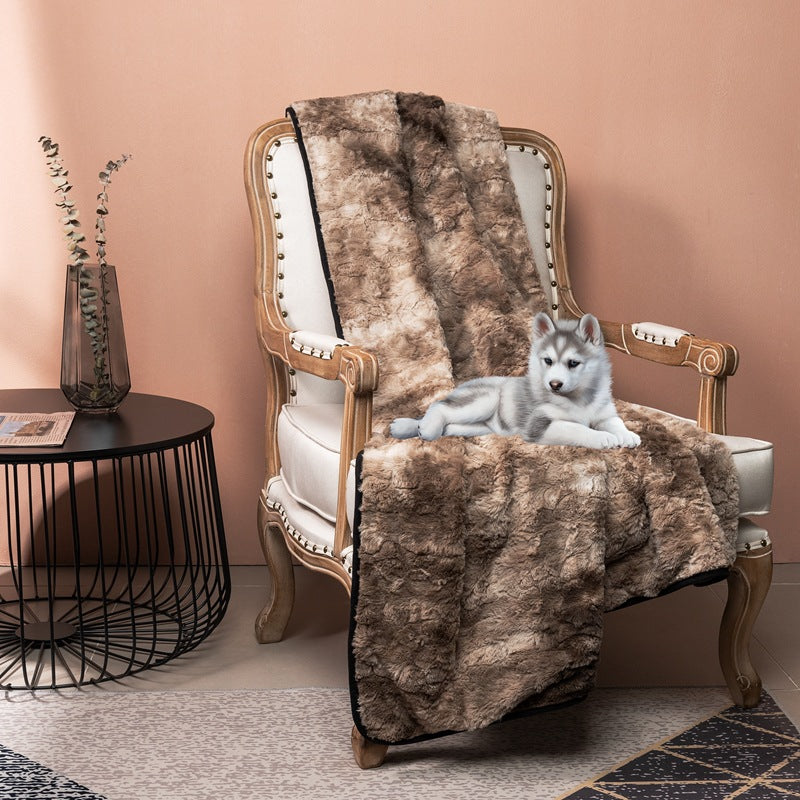Damen luxuriöse Kuscheldecke mit samtiger Textur Brehn
