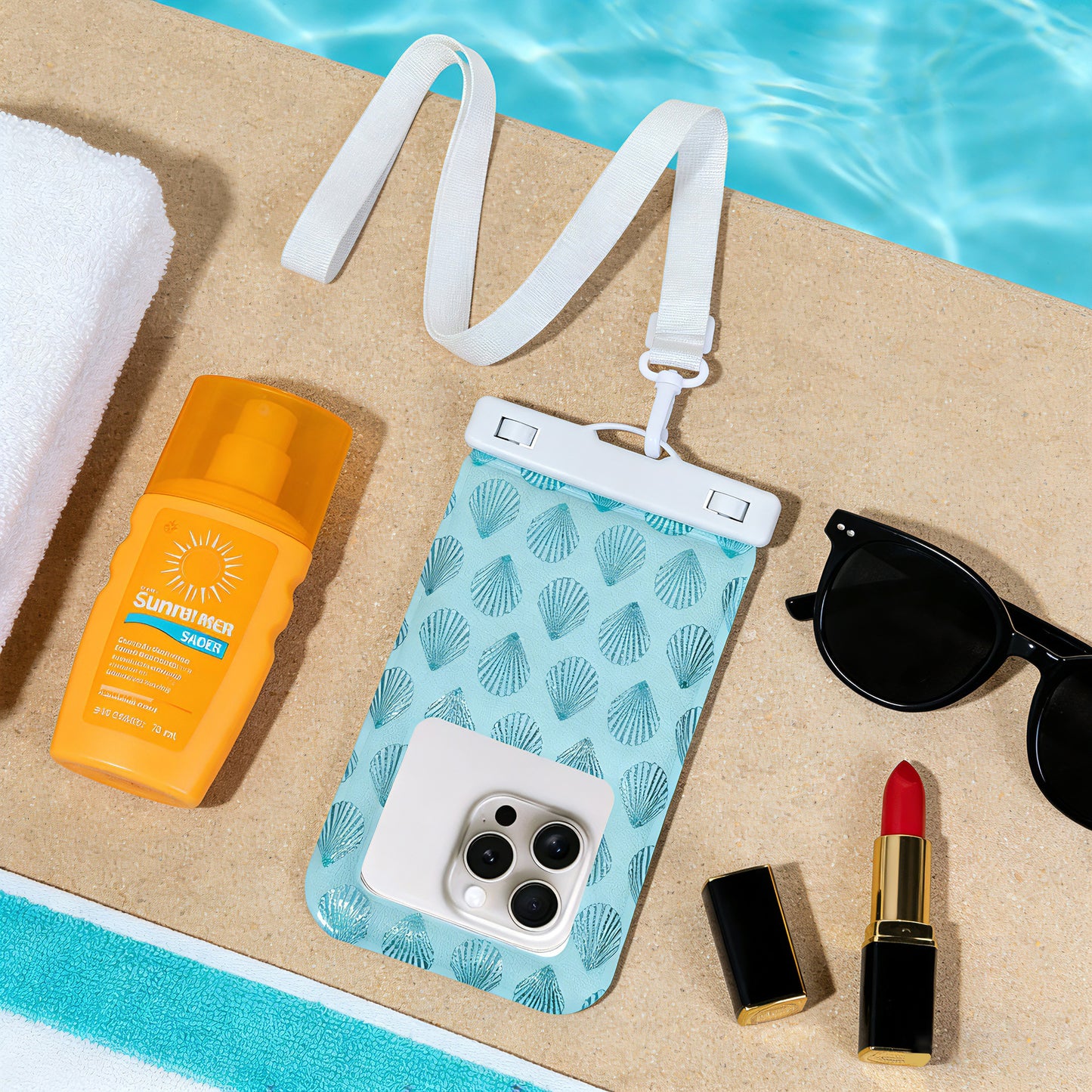 Wasserdichte Smartphone-Tasche mit Verstellbarem Tragegurt Brehn