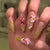 Luxuriöse 3D Blumen Nagelverzierungen Brehn