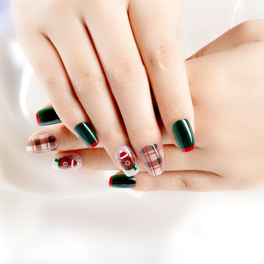 Festliches Themen-Press-On-Nagelset Brehn