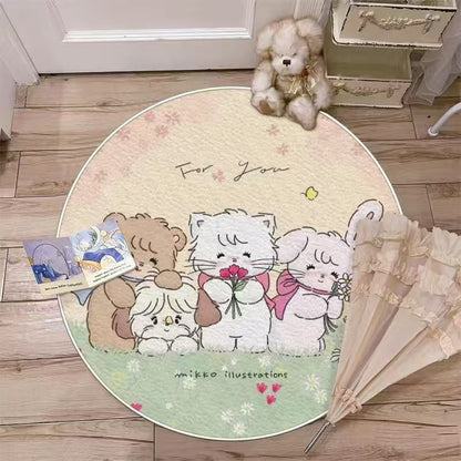 Adorable runder Spielmatte