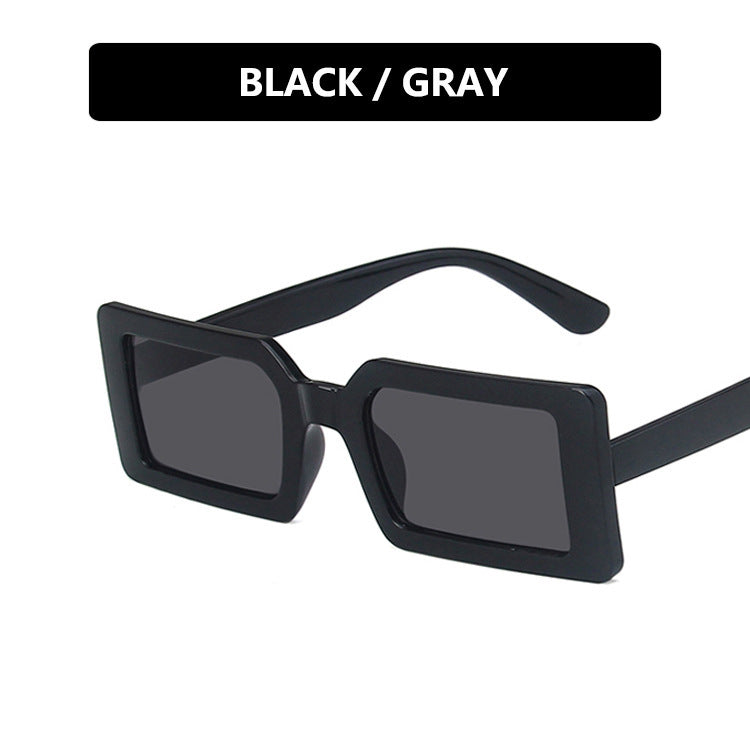 Damen quadratische Sonnenbrille mit modernem, breitem Rahmen und schützendem UV-Filter Brehn