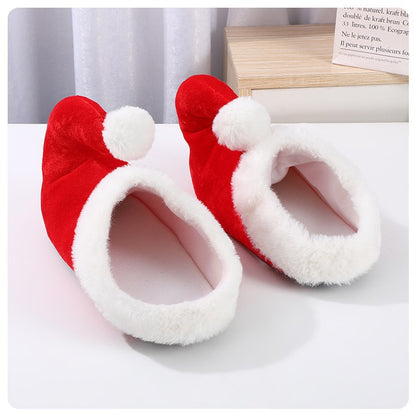 Plüsch Weihnachtsmann Hausschuhe