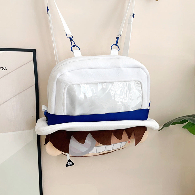 Plüsch Rucksack mit Einzigartigem Sichtfenster Brehn