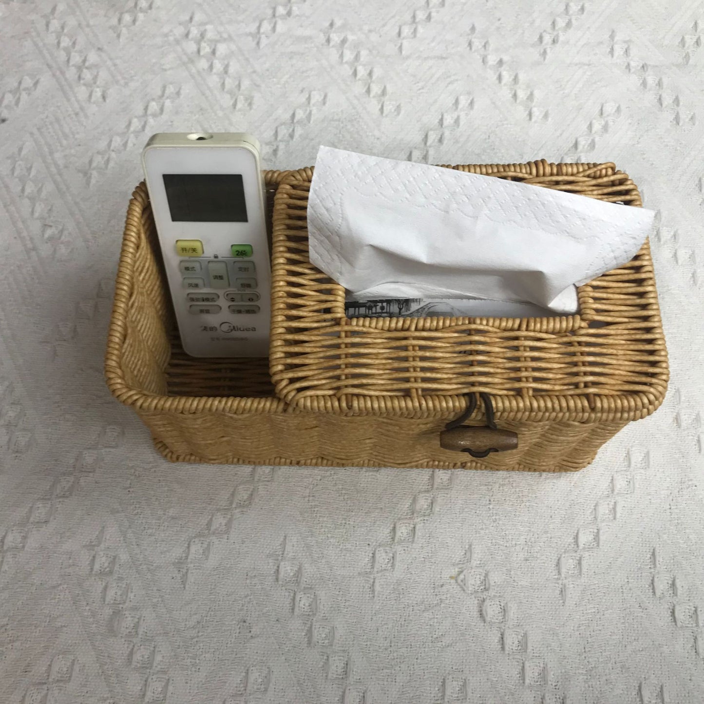 Damen Organizer Korb mit Taschentuchbox Brehn