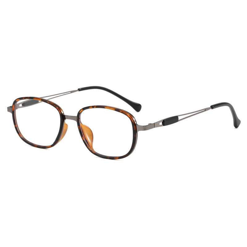 Modische Sonnenbrille mit Quadratischem Rahmen und Schmalem Metallgestell Brehn