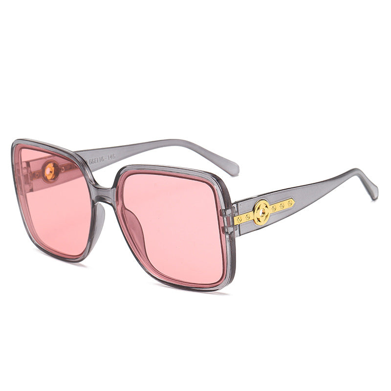 Damen modische quadratische Sonnenbrille mit luxuriösen Details Brehn