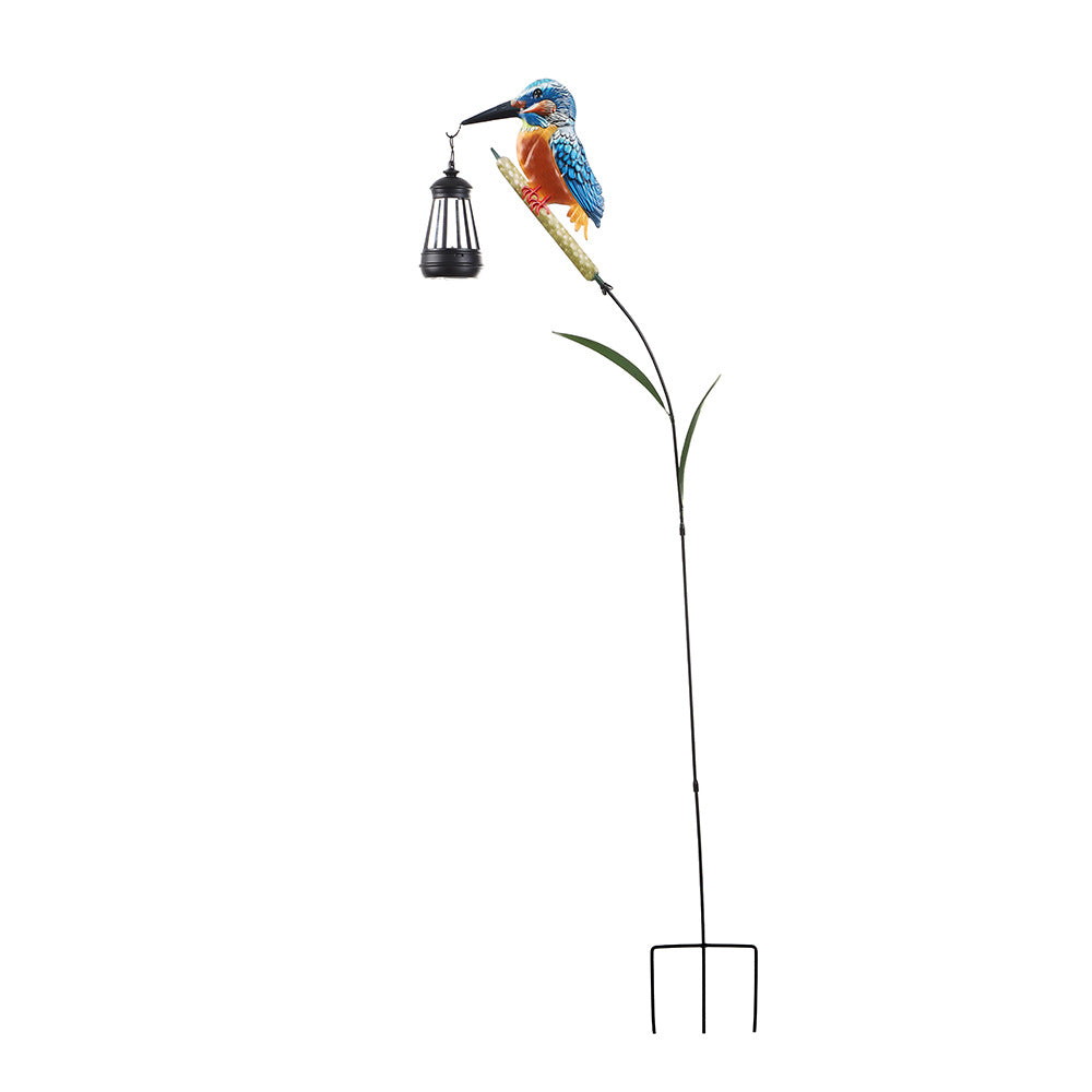 Dekorative Solar Flamingo Gartensteckerlampe mit verstellbarem Metallarm und integriertem LED Brehn