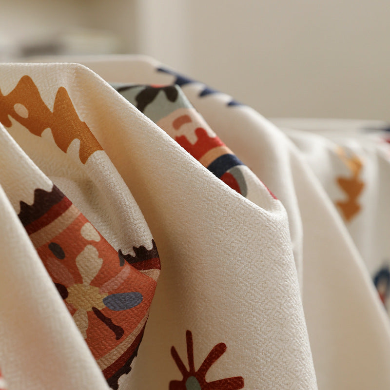 Bedruckte rechteckige Tischdecke aus Baumwollmischung mit Paisley‑Bordüre Brehn