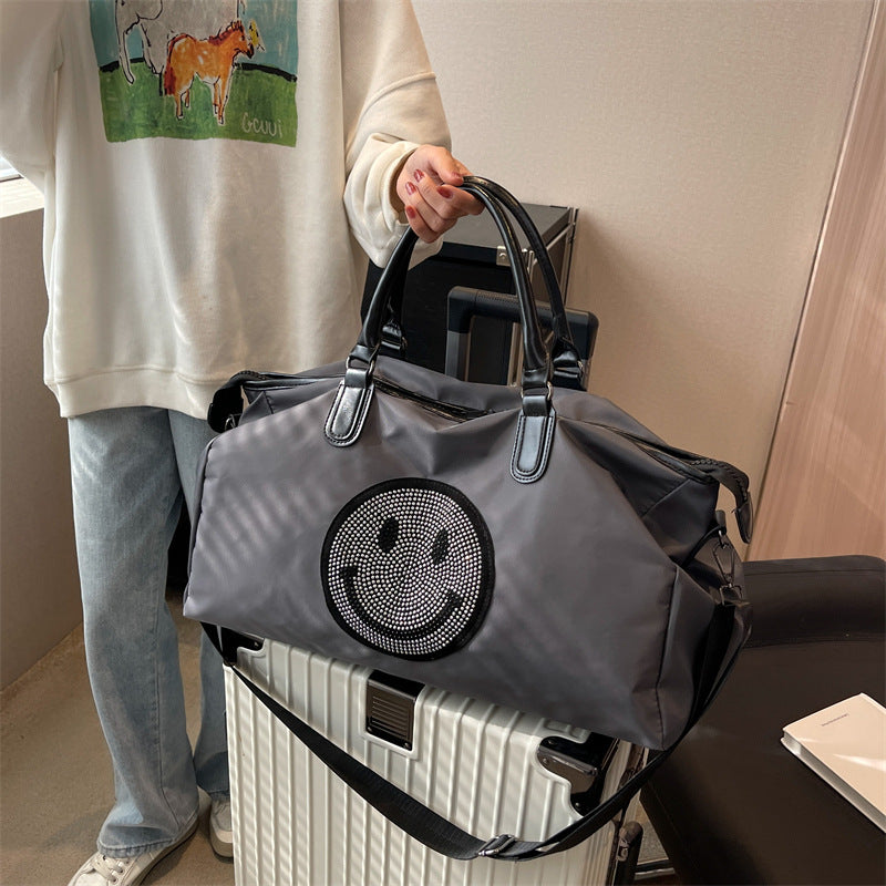 Modische Mehrfach-Taschen Lächelnd Druck Duffle Bag Brehn