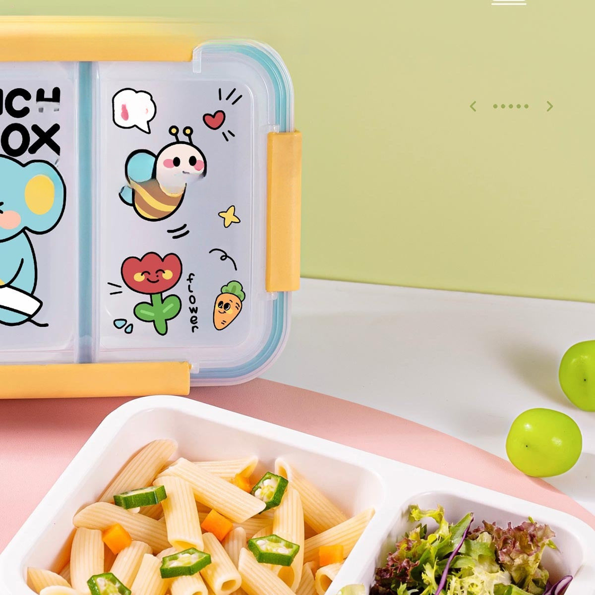 Spaß-Themen-Mehrfachfach-Lunchbox
