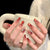 Luxuriös Glitzerndes Press-On Nagelset Brehn