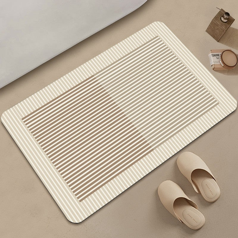 stilvolle geometrische Muster Badezimmermatte Brehn