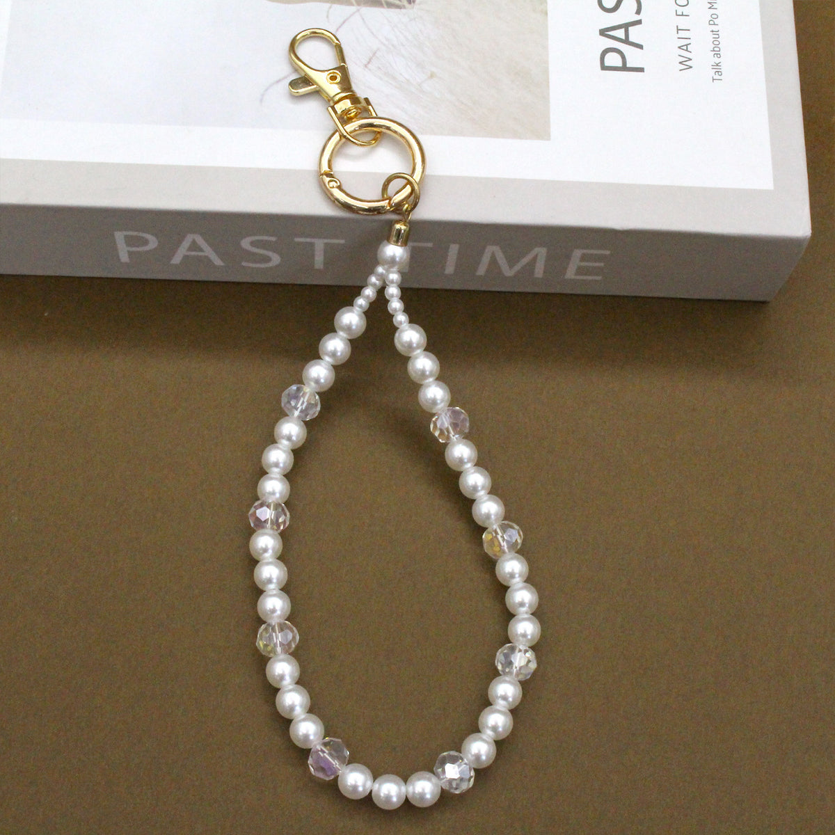 Elegante Perlen Übergroße Brillen Kette Brehn