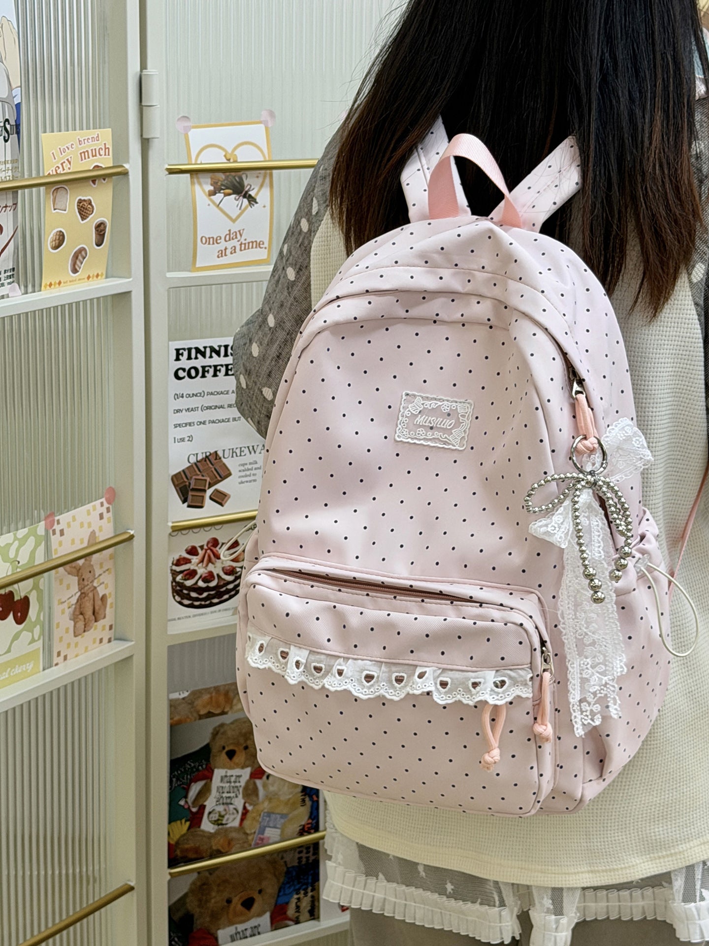 Dekorativer Schulrucksack
