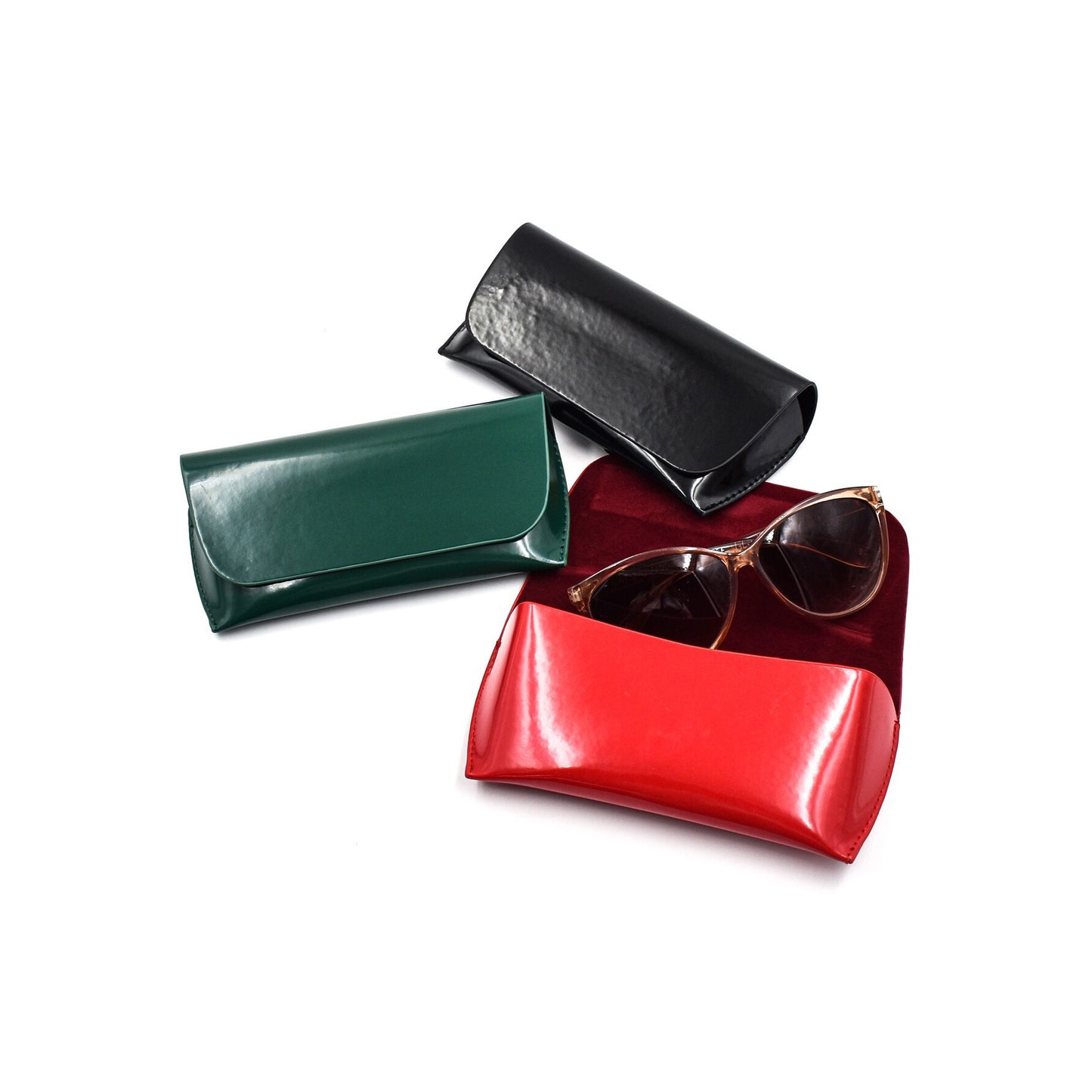Chic patentiertes Leder Brillenetui Brehn