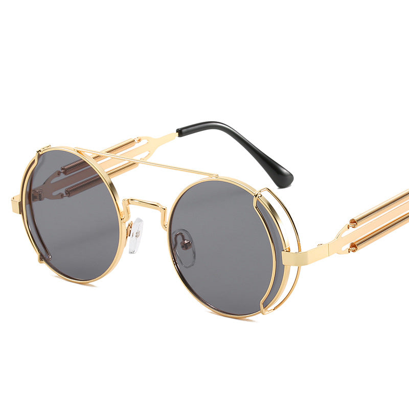 Damen modische Vintage-Sonnenbrille mit innovativem Drahtdesign Brehn