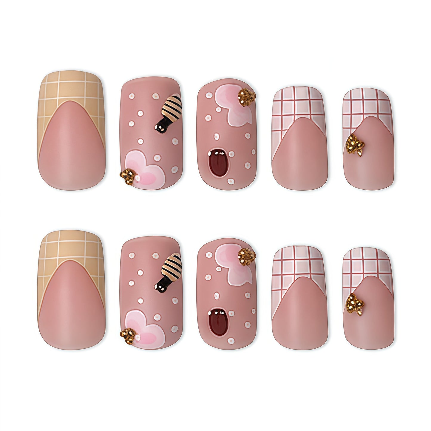 Künstlerische Luxus Nagelkunst Verlängerungen Brehn