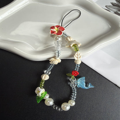 Handgemachter, von der Natur inspirierter, beaded Brillenhalter Brehn