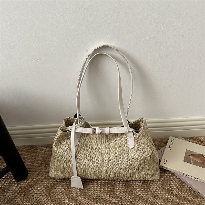 Gewebte Strohtasche