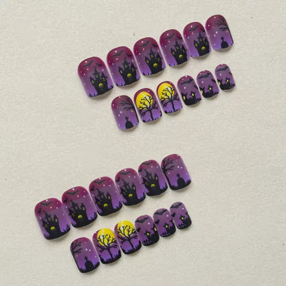 Halloween Nagelkunstset mit Gruseligen 3D-Motiven Brehn