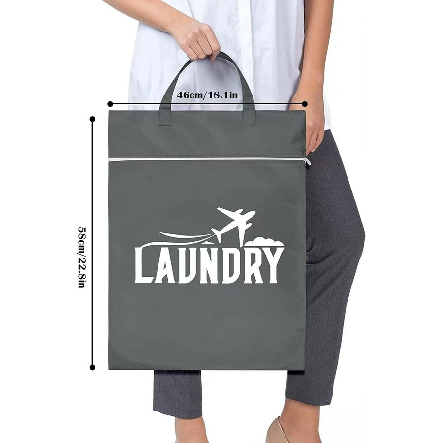 Stylische Wäsche Tasche mit Reißverschluss Brehn