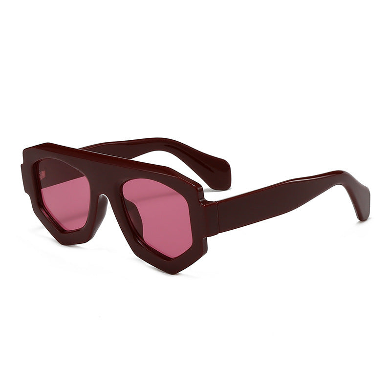Fette geometrische Schildbrille Brehn