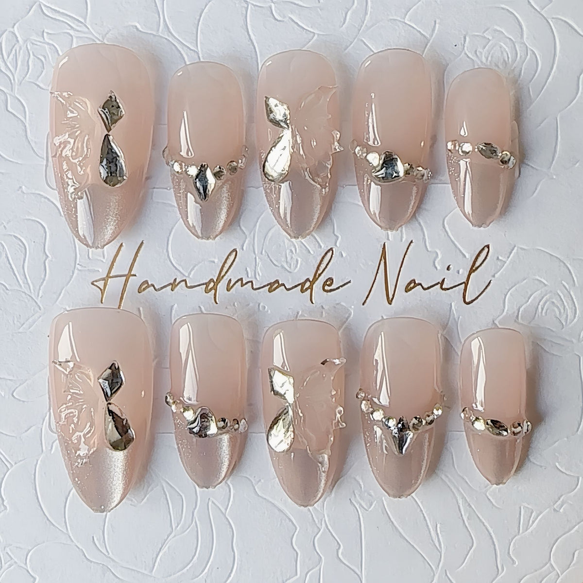 Künstlerisches Press-On-Nageldesign Brehn 1789803418