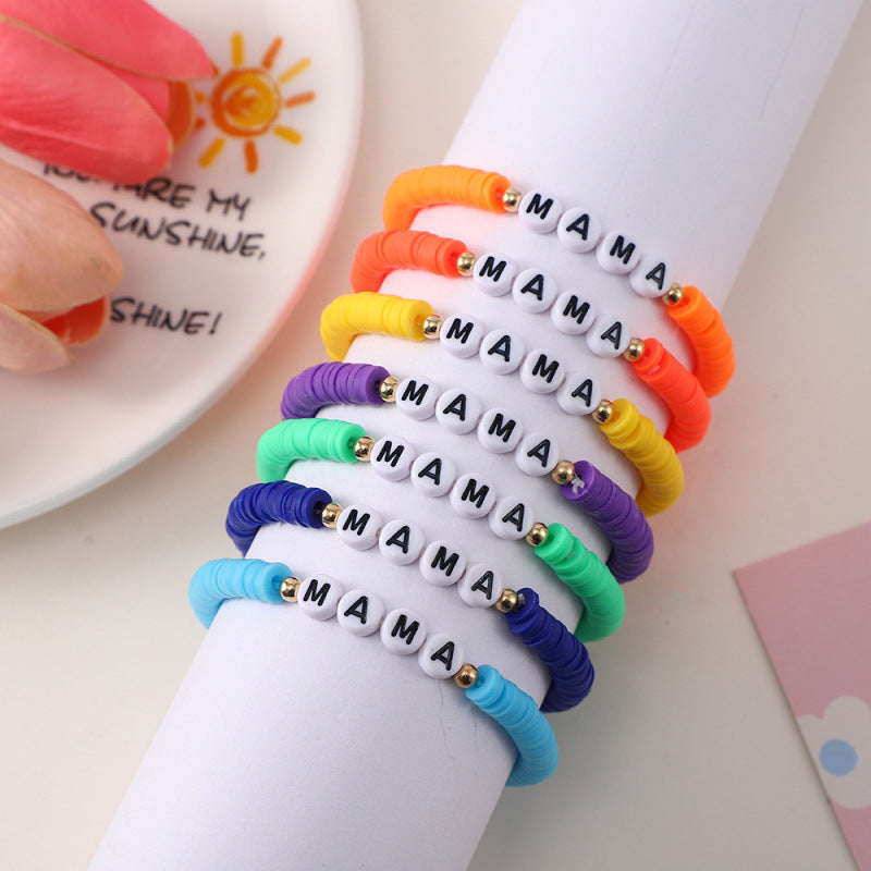Bunte Perlenarmband Brehn