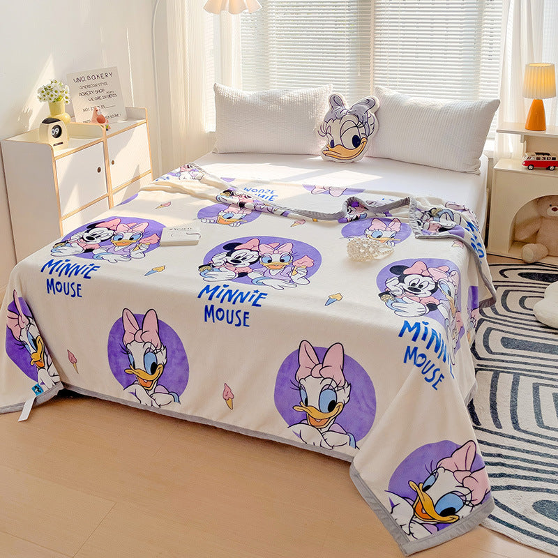Damen Fleece-Kuscheldecke mit tierischem Motiv Brehn