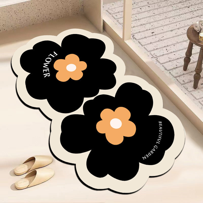 Dekorative blumenförmige Fußmatte Brehn