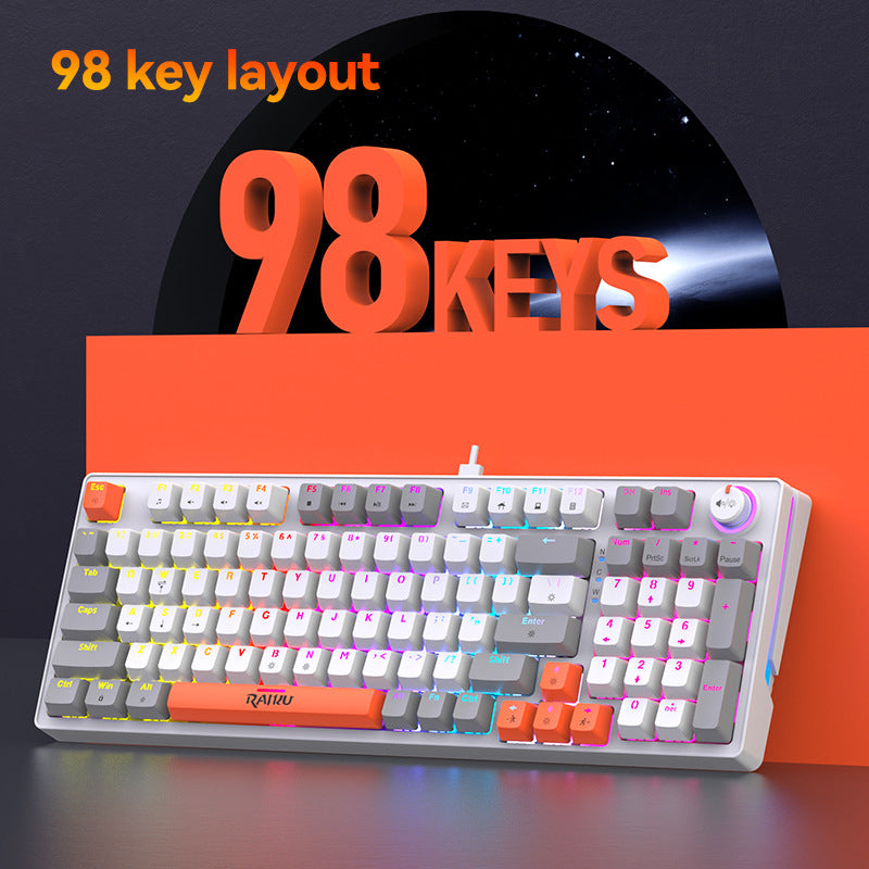 Hintergrundbeleuchtete mechanische Gaming-Tastatur Brehn