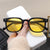 Damen modische quadratische Sonnenbrille mit langlebigem Kunststoffrahmen Brehn
