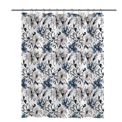 Künstlerische Blumenmuster Duschvorhang Brehn