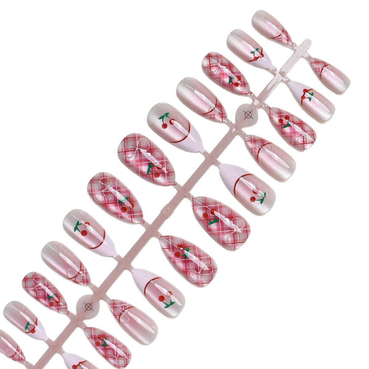 Kirschblüten Inspirierter Press-On Nail Set Brehn