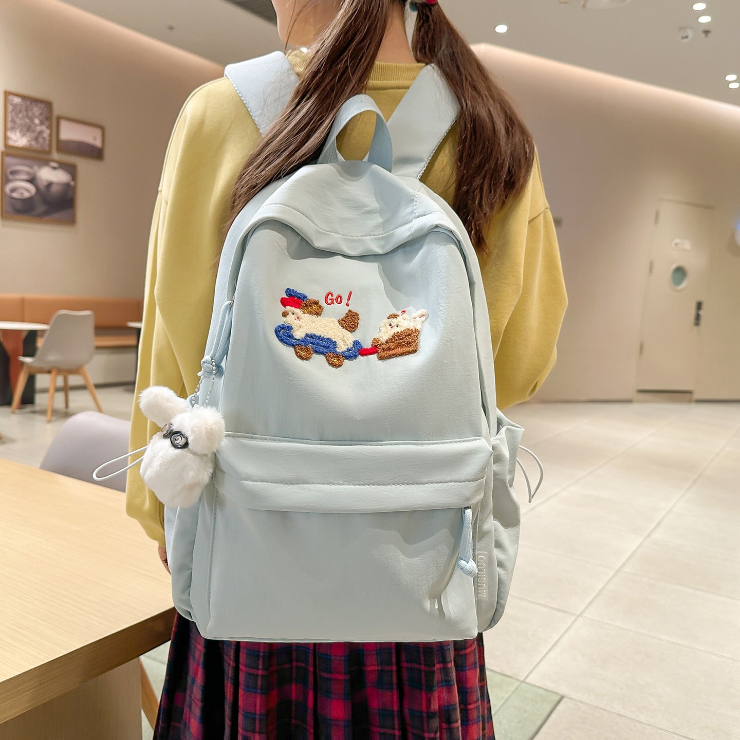 Verspielter Bestickter Rucksack Brehn
