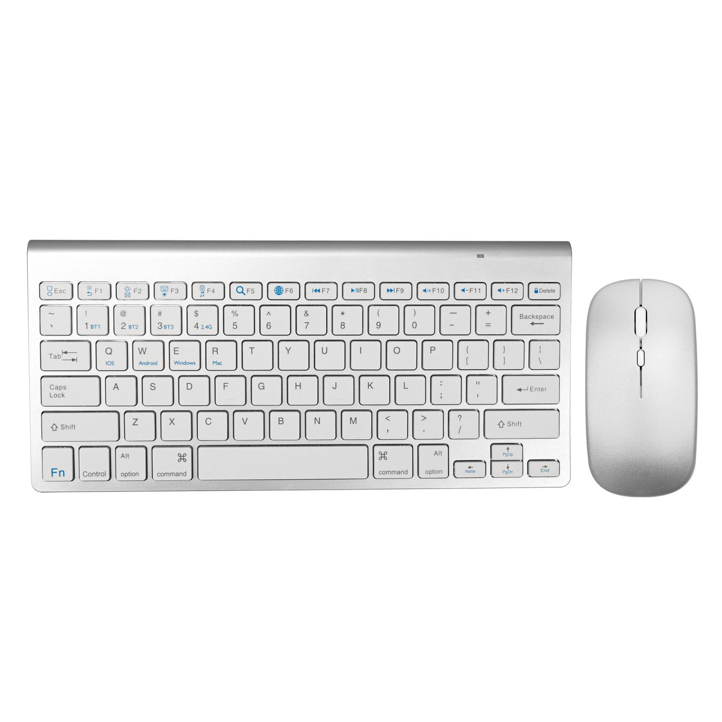 Wireless Compact Keyboard and Mouse Set Brehn